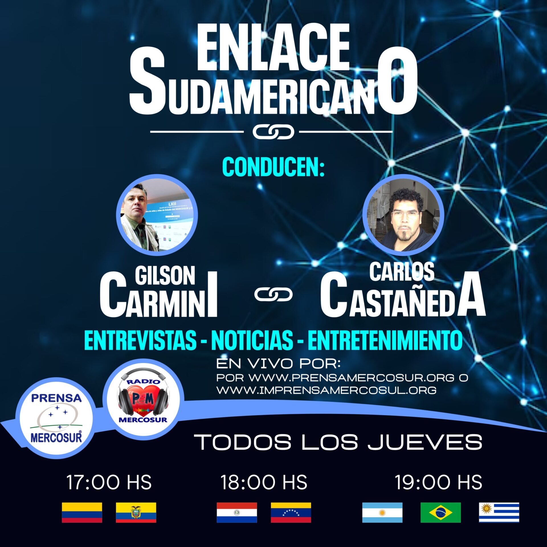 Radio Mercosur Enlace Sudamericano 31 10 2024 con: Nicolás Simone, Ramón Alberto Soto, Rosana Lezcano y Ignacio Benaventes Torres