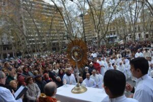 El domingo 3 de junio se realizará la procesión de Corpus Christi