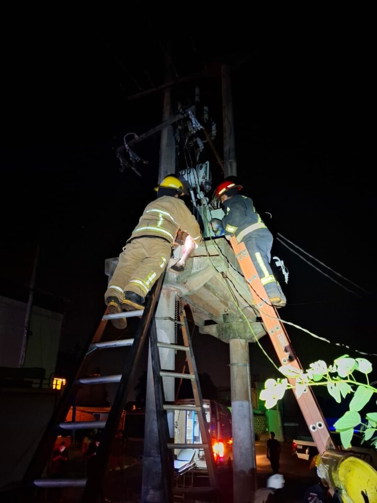 Robo de cables, una practica que va en aumento pese al peligro