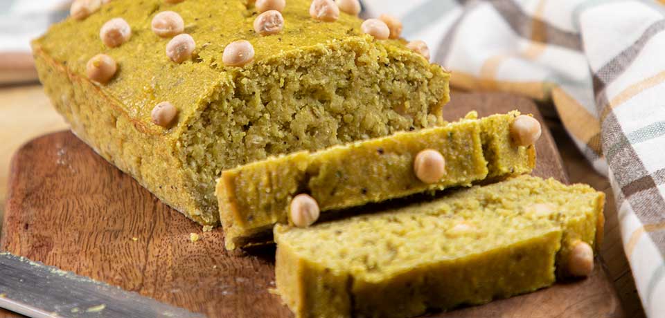 Pan de Arvejas Secas y Espinacas