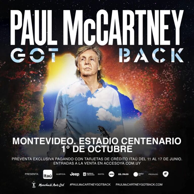 Paul McCartney regresa a Uruguay: un concierto imperdible con precios de hasta ,000