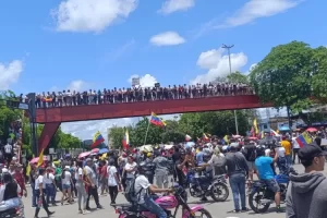 Anzoátegui: Manifestación en Barcelona fue masiva pero sin incidentes