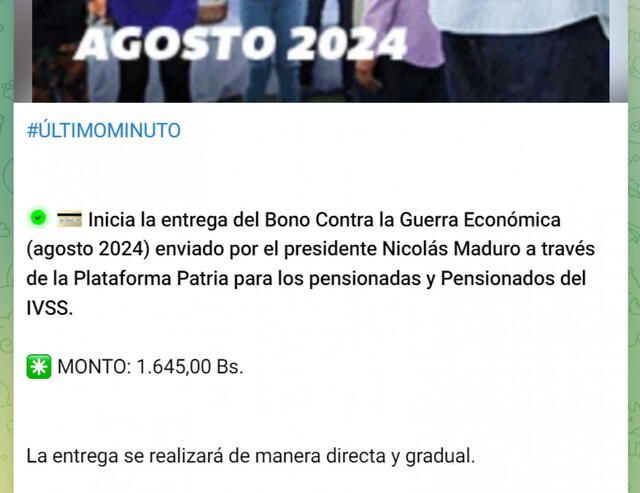 Bono de Guerra y Segundo Bono Especial con AUMENTO este 26 de julio 2024