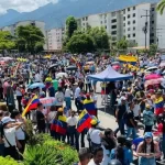 Merideños respaldaron pacíficamente a los líderes Edmundo González y María Corina Machado