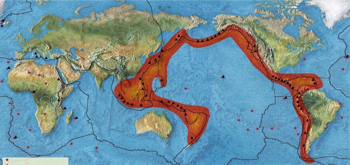 Cinturón de fuego del pacífico y la causa de los terremotos | ¿Qué es?