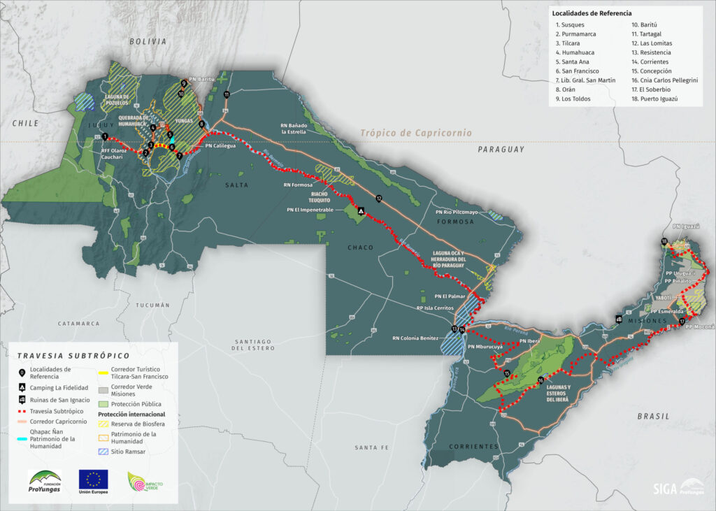 Proponen la creación de un circuito turístico entre Jujuy y Misiones similar al camino de Compostela