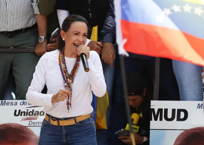 María Corina Machado: «La transición en Venezuela se está acelerando en diversos planos»