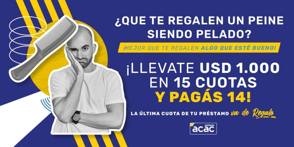 ACAC te regala la última cuota: ¡Aprovechá esta oportunidad para alivianar tu crédito!