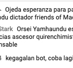 Aluvión de bots y trolls en el cierre de campaña de Ojeda: hablaban árabe, malayo, armenio y hasta ruso