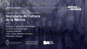 La Noche de los Museos edición 2024 con novedades