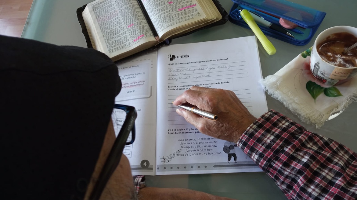 “Que me olvide de todo, pero no de mi Jesús”