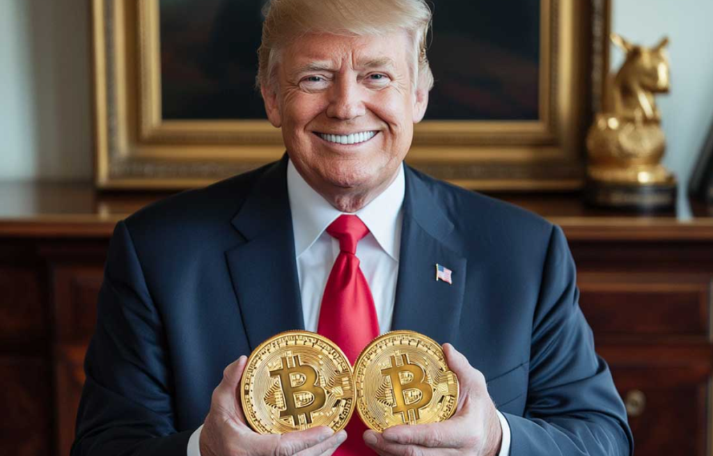 Bitcoin alcanza un nuevo récord de US$75,000 tras la reelección de Donald Trump