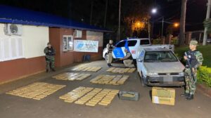 Prefectura incautó 318 kilos de marihuana en Misiones