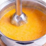 Crema de calabaza con leche de coco