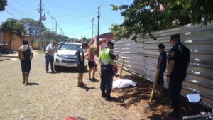 Homicidio en pleno dia en el barrio San Roque de Ciudad del Este