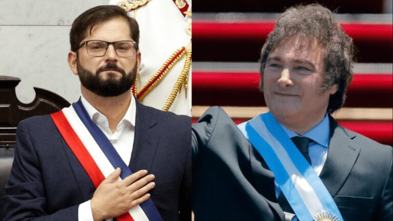 El presidente de Chile, Gabriel Boric, apuesta por el respeto ante insultos de Milei