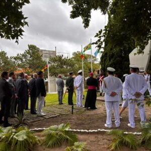 El ROU 23 «Maldonado» representó a Uruguay en la celebración del Día del Marinero en Brasil