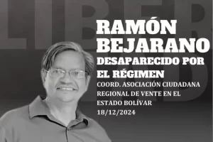 Vente Venezuela denunció la desaparición de uno de sus coordinadores en el estado Bolívar
