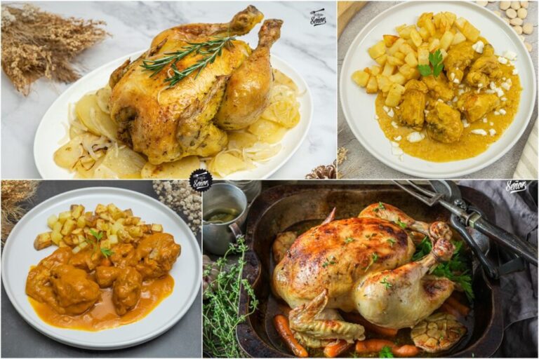 13 recetas de pollo para tu cena de Navidad
