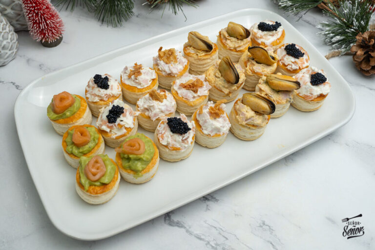 Volovanes rellenos. 7 ideas para tu mesa de Navidad