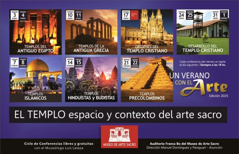 “Un verano con el arte”: estas son las charlas que ofrecerá el Museo de Arte Sacro