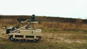 Ucrania da un paso tecnológico con los Droid TW 12,7, los primeros robots que combatieron contra Rusia