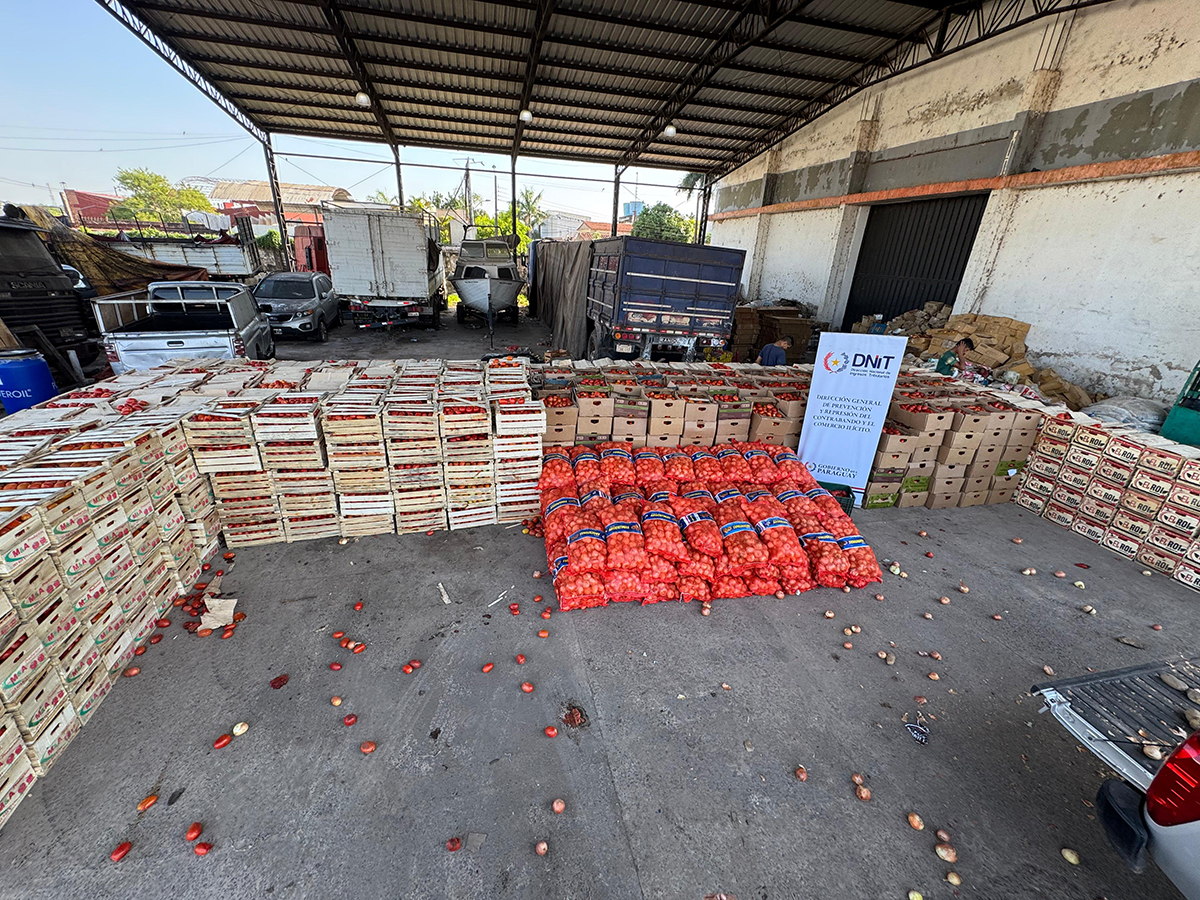 Paraguay: DNIT Incautó 20 Mil Kilos de Tomate en Operativo Conjunto