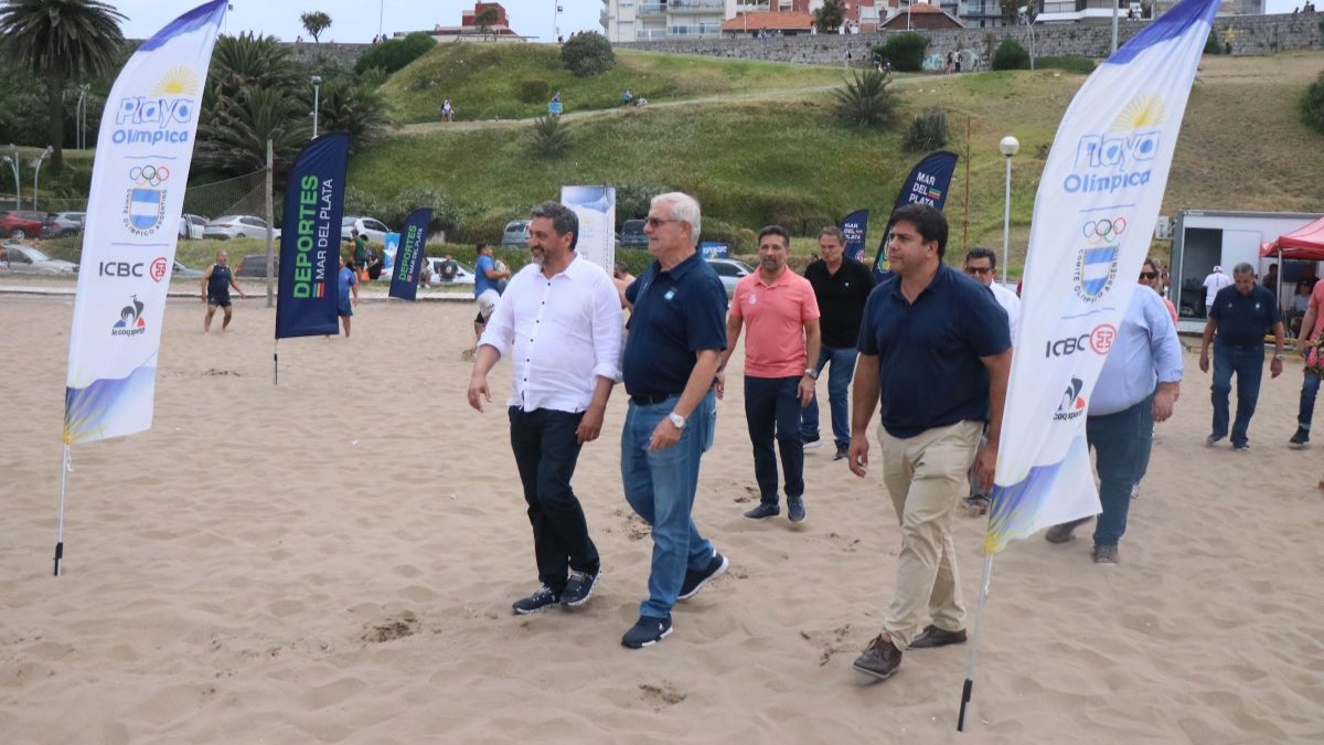 Mar del Plata presentó su postulación para los Juegos Suramericanos de Playa 2027