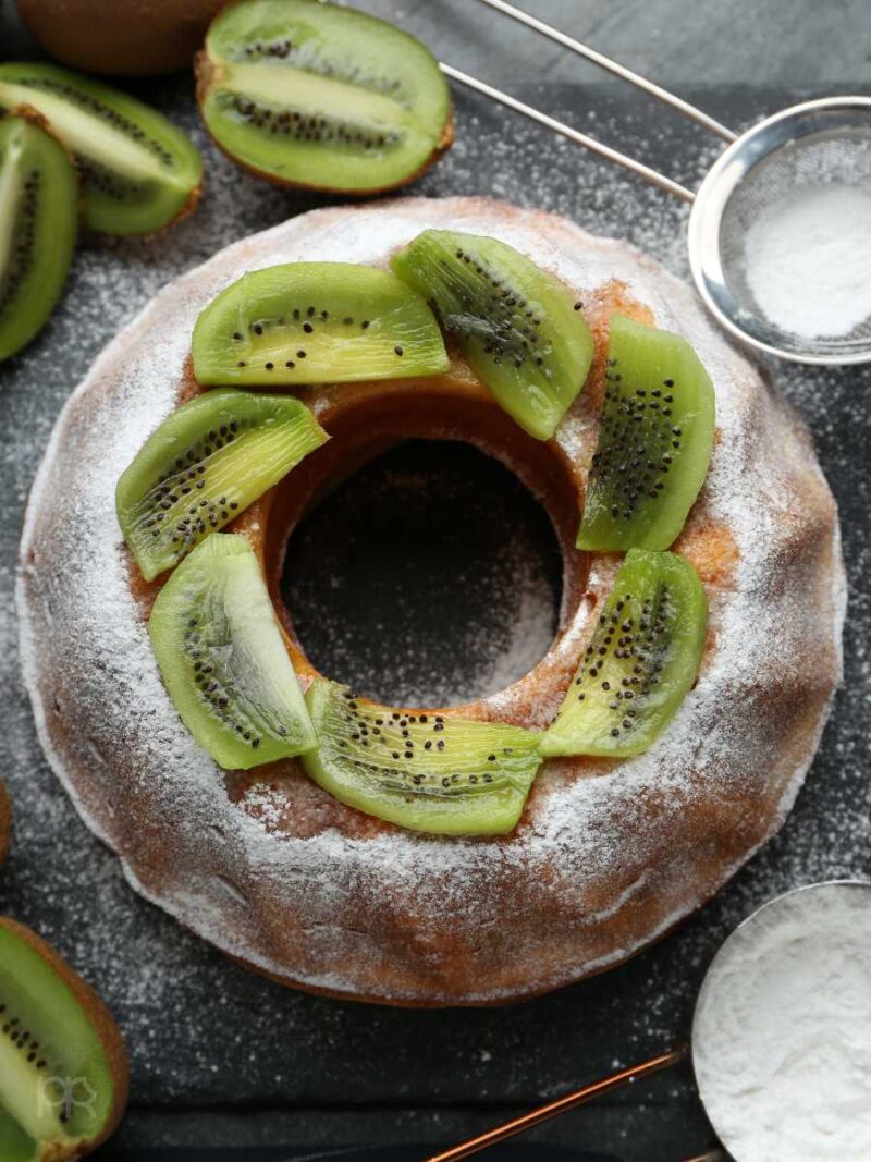 Bizcocho de Kiwi casero (en horno o freidora de aire)