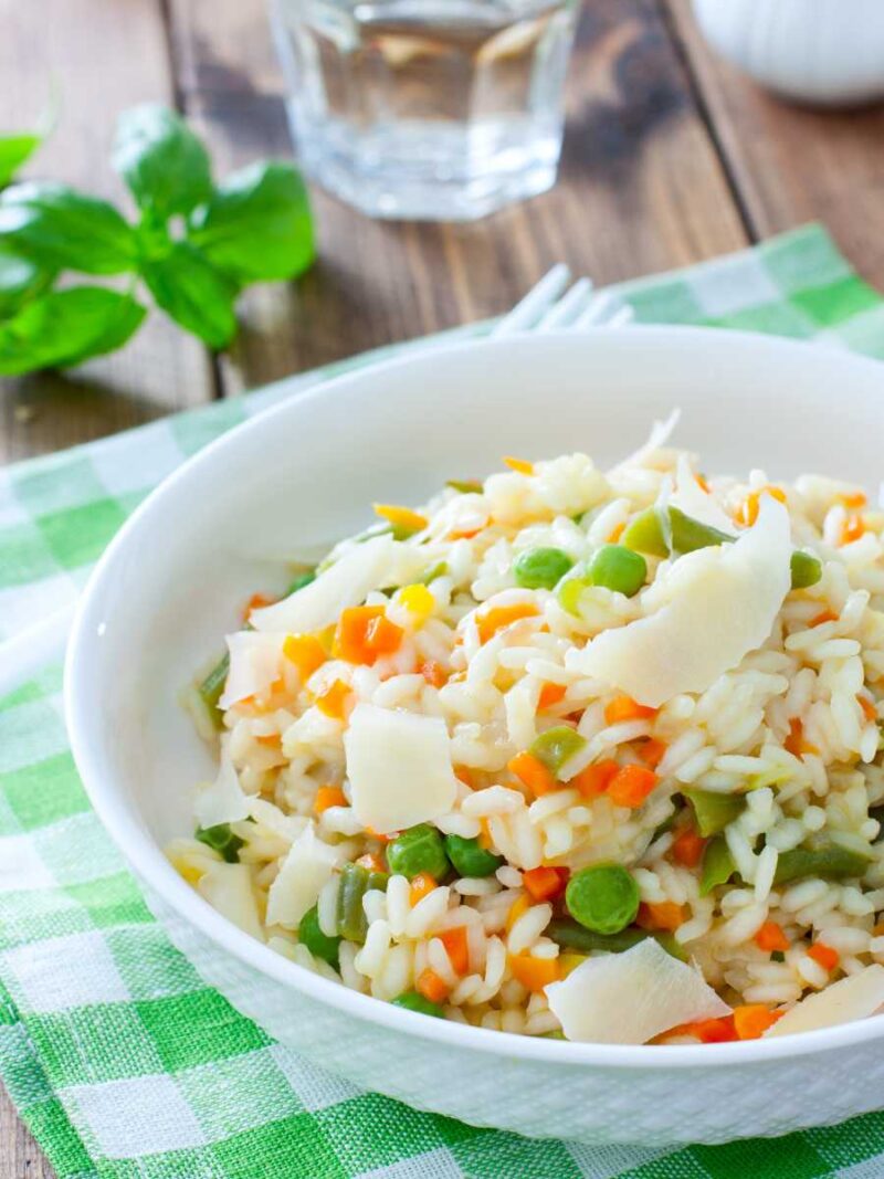 Risotto de verduras con Thermomix