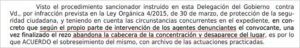 El delegado del Gobierno da marcha atrás y anula la sanción al organizador del Rosario de Ferraz