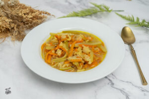 Sopa juliana. Receta fácil y sana