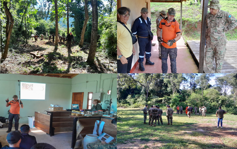 Se brindo capacitación sobre incendios forestales y ofidiología en la Reserva VGM Héctor Fernández