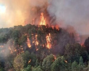 Más de 40 días de incendio en el Parque Nahuel Huapi