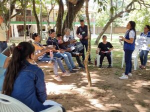 Líderes comunitarios reafirman compromiso con la niñez en Guairá