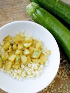 Pasta con calabacín para bebés (receta BLW)