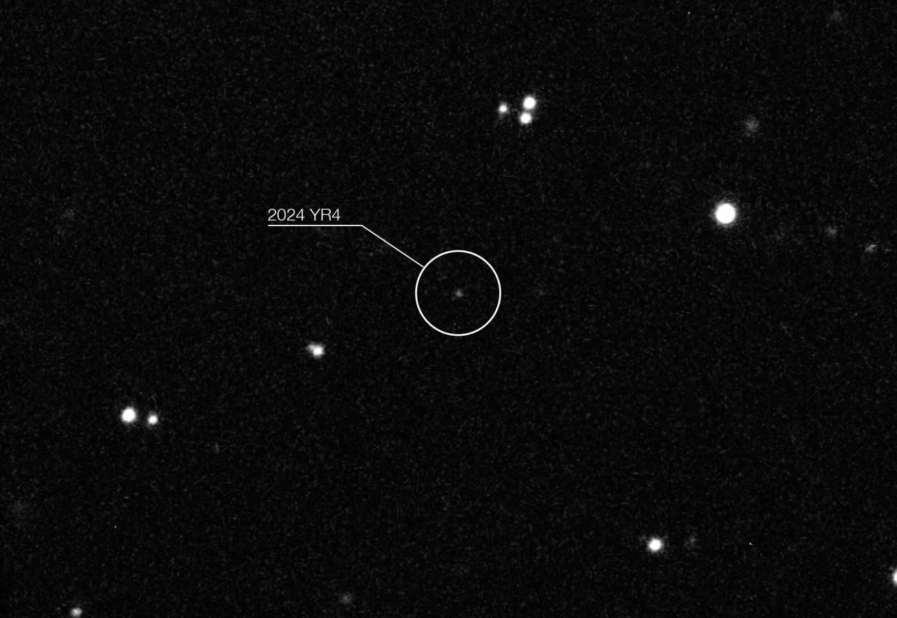 Observaciones de ESO descartan casi por completo el impacto del asteroide 2024 YR4