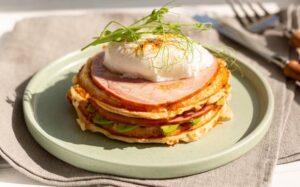 Torre de Panqueques: Un plato sin cocción en simples pasos