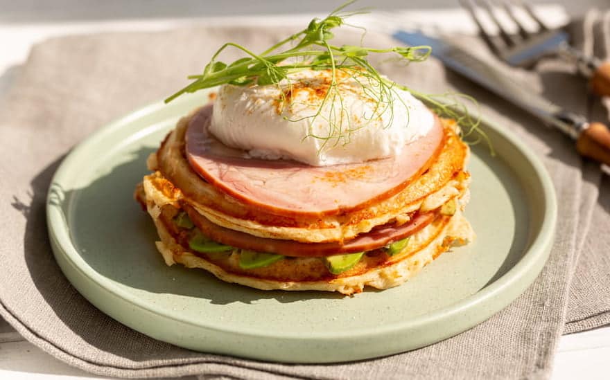 Torre de Panqueques: Un plato sin cocción en simples pasos