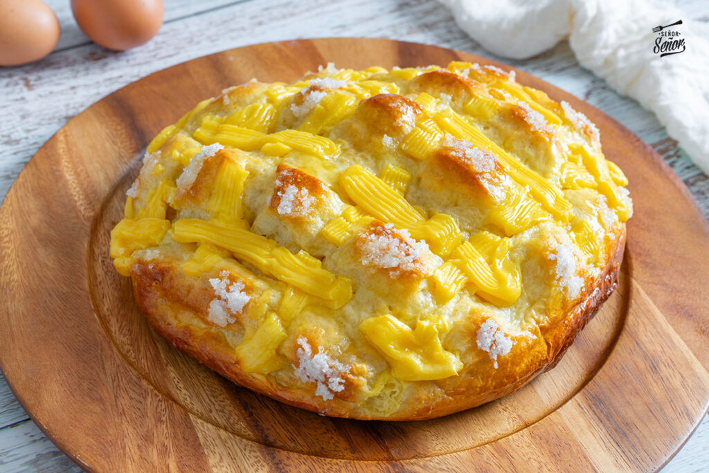 Tarta Larpeira. Receta de postre tradicional gallego