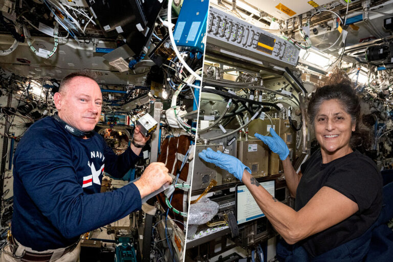 Los astronautas “varados” en el espacio se despiden de la ISS con un giro de guion: respaldando la versión de Elon Musk