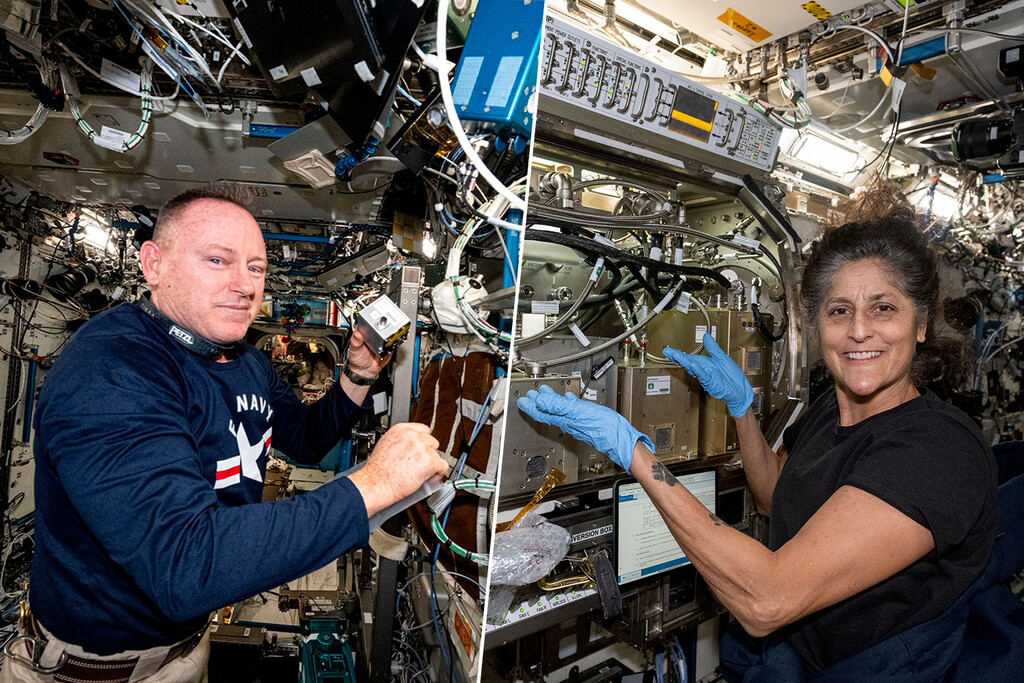 Los astronautas “varados” en el espacio se despiden de la ISS con un giro de guion: respaldando la versión de Elon Musk