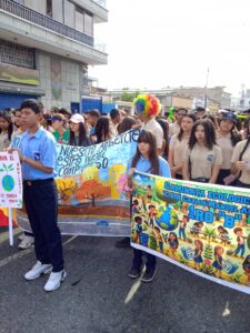 Comunidad educativa del CEN Carlos Manuel Arrieta formuló llamado a la conciencia ambiental