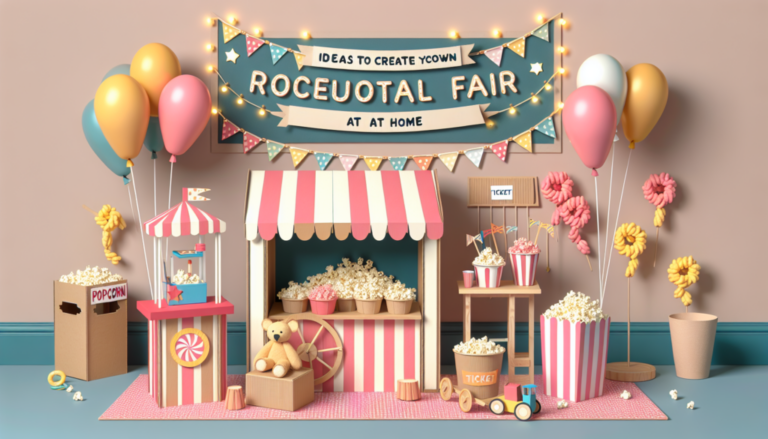 ʼIdeas para crear tu propia feria recreativa en casaʼ