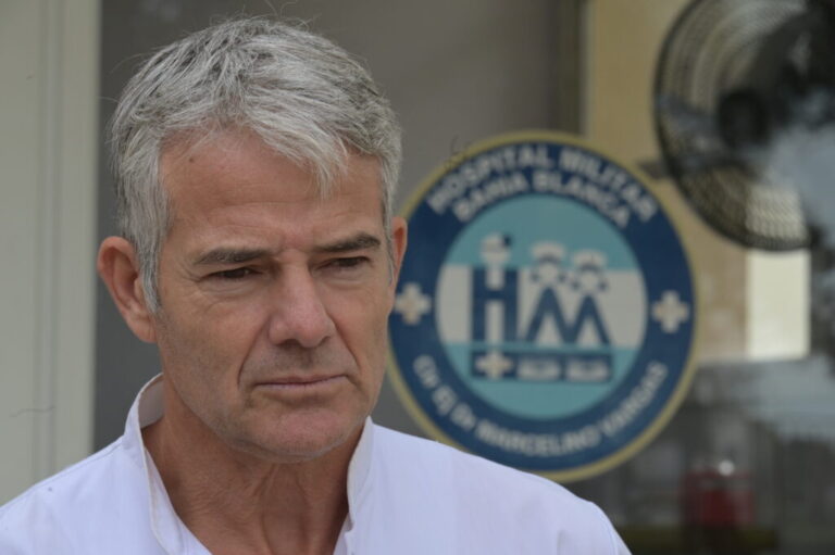 DEF en el Hospital Militar que se volvió epicentro de ayuda durante la inundación de Bahía Blanca