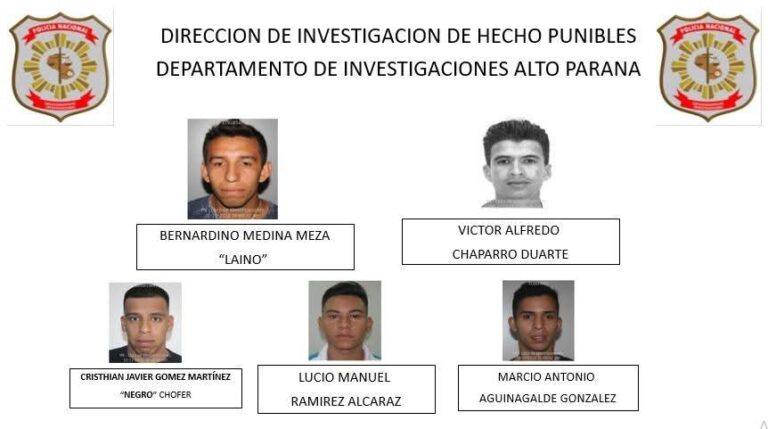 Identifican a autores del homicidio de guardia y realizan allanamientos en Ciudad del Este