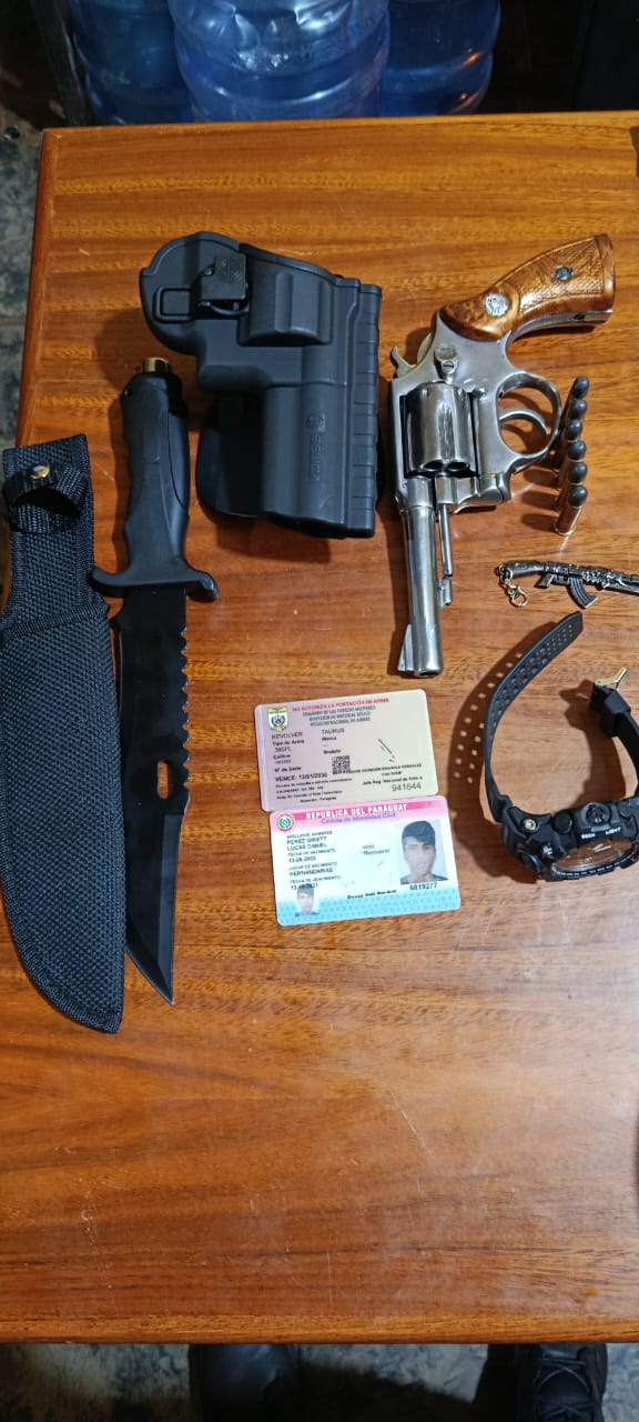 Joven es aprehendido por portar arma de fuego sin autorización en el barrio San Juan