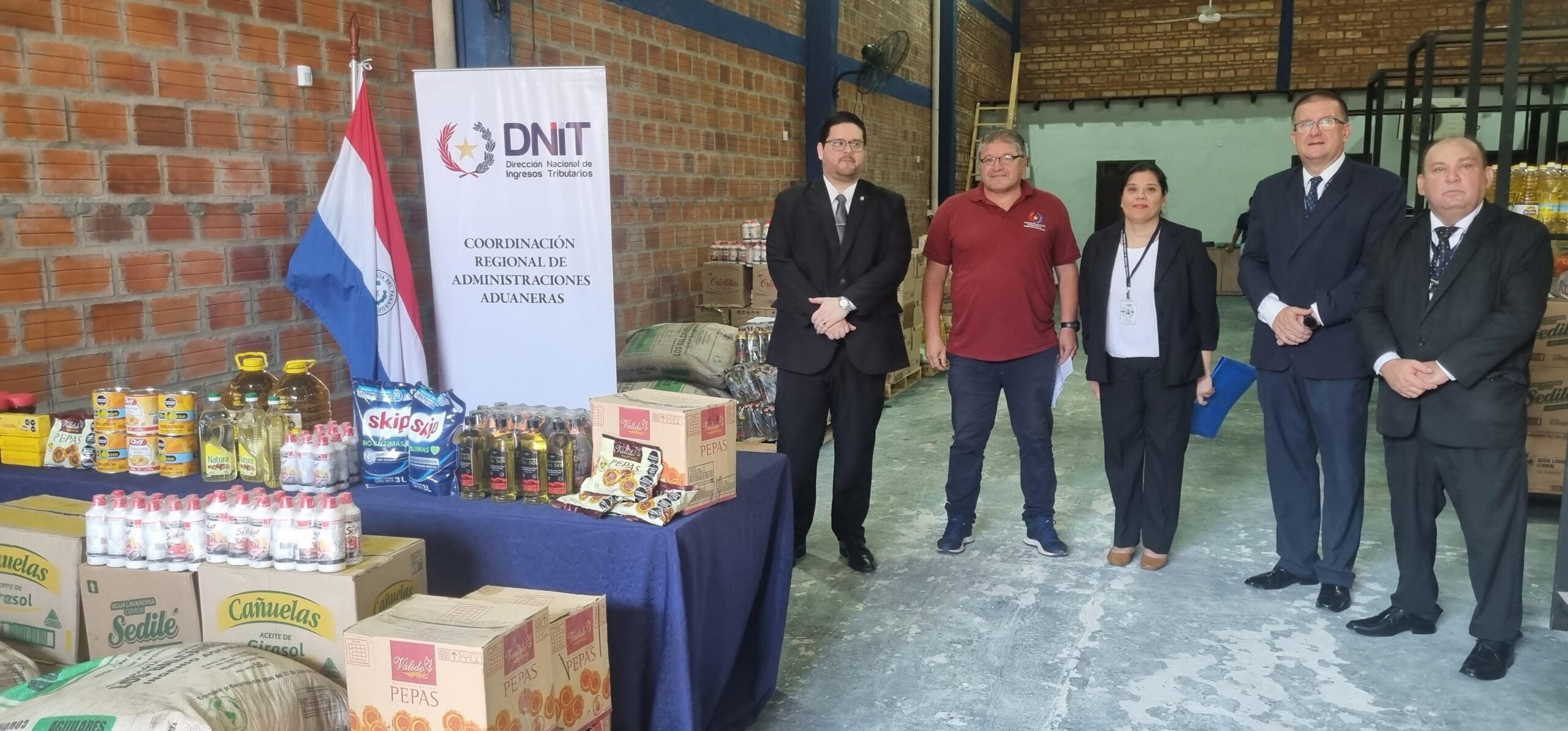 DNIT Dona Mercaderías Incautadas a Entidades Solidarias