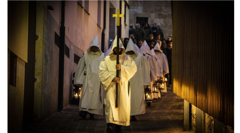 Semana Santa de Soria, donde se procesiona de forma exacta la Pasión de Cristo