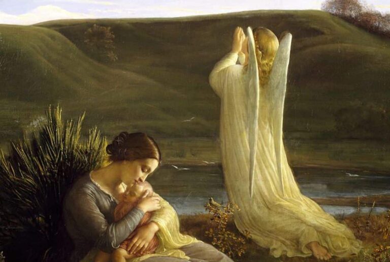 Tres santos que podían ver a su ángel de la guarda